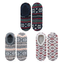 Women's Double Layer Anklet Home Socks - 3 Pairs