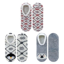 Women's Double Layer Anklet Home Socks - 3 Pairs
