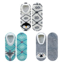 Women's Double Layer Anklet Home Socks - 3 Pairs