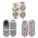 Women's Double Layer Anklet Home Socks - 3 Pairs
