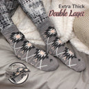 Women's Double Layer Crew Socks: 3 Pairs