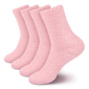 4 pairs of pastel socks in pink