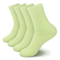 4 pairs of pastel socks in green