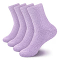 4 pairs of pastel socks in lavender purple
