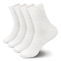 4 pairs of pastel socks in white