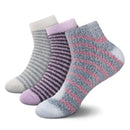Women's Fuzzy Feather Yarn Ankle Socks