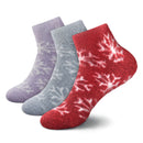 Women's Fuzzy Feather Yarn Ankle Socks