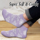 Women's Fuzzy Feather Yarn Ankle Socks