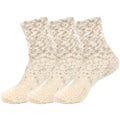Women's Fuzzy Gradient Home Socks - 3 Pair