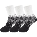 Women's Fuzzy Gradient Home Socks - 3 Pair