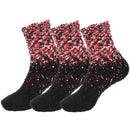 Women's Fuzzy Gradient Home Socks - 3 Pair