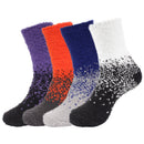 Women's Fuzzy Gradient Home Socks - 4 Pair