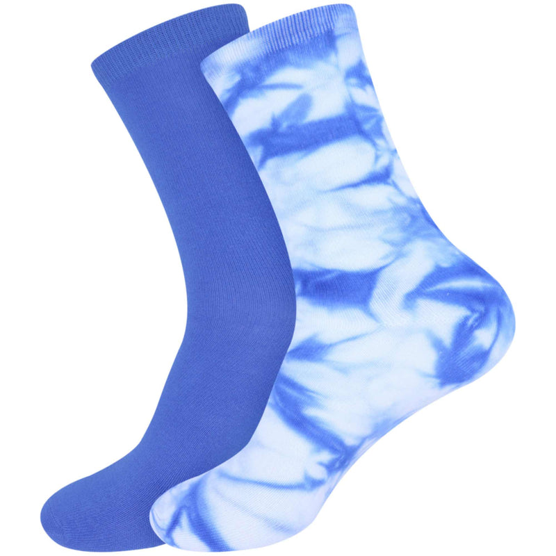 Men's Bamboo Tie Dye Crew Socks: 2 Pairs