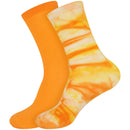 Men's Bamboo Tie Dye Crew Socks: 2 Pairs