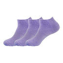 Women's Aloe Infused Fuzzy Nylon Socks: 3 Pairs