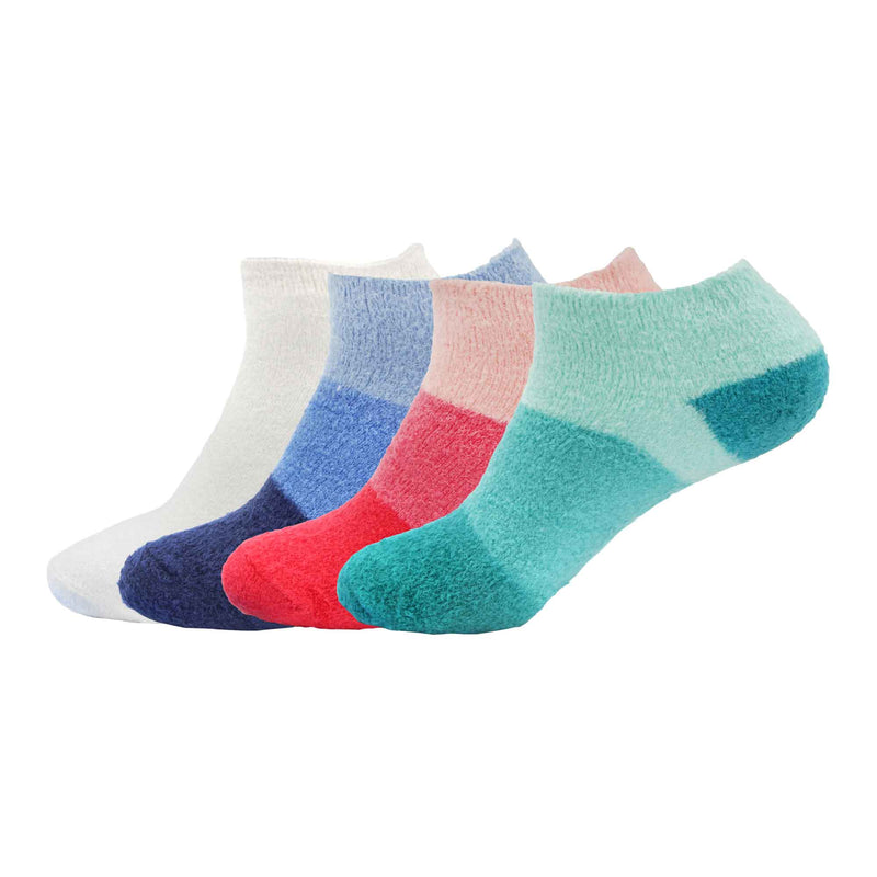 Women's Super Aloe Infused Fuzzy Nylon Socks, Assortments