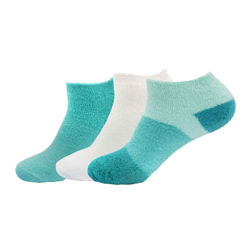 Women's Super Aloe Infused Fuzzy Nylon Socks, Assortments