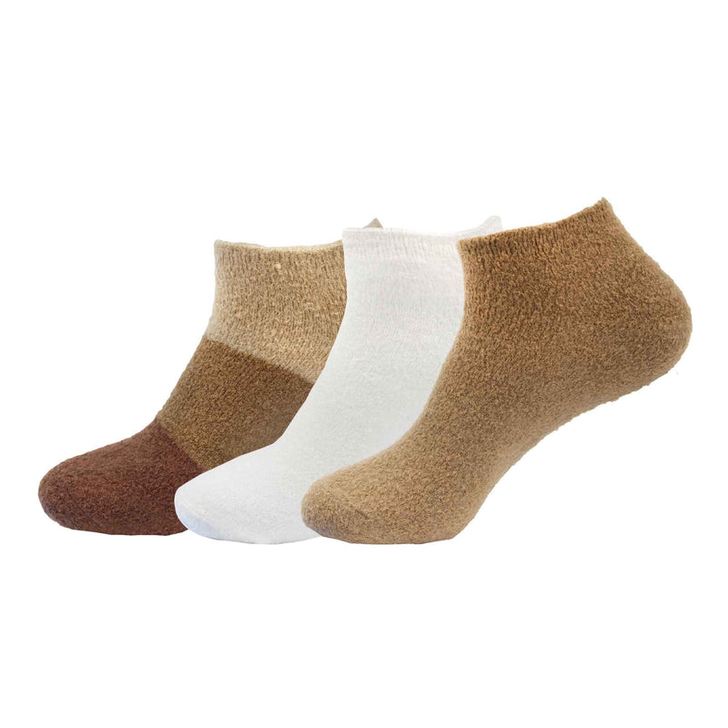 Women's Super Aloe Infused Fuzzy Nylon Socks, Assortments