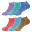Women's Aloe Infused Fuzzy Nylon Socks Assortments