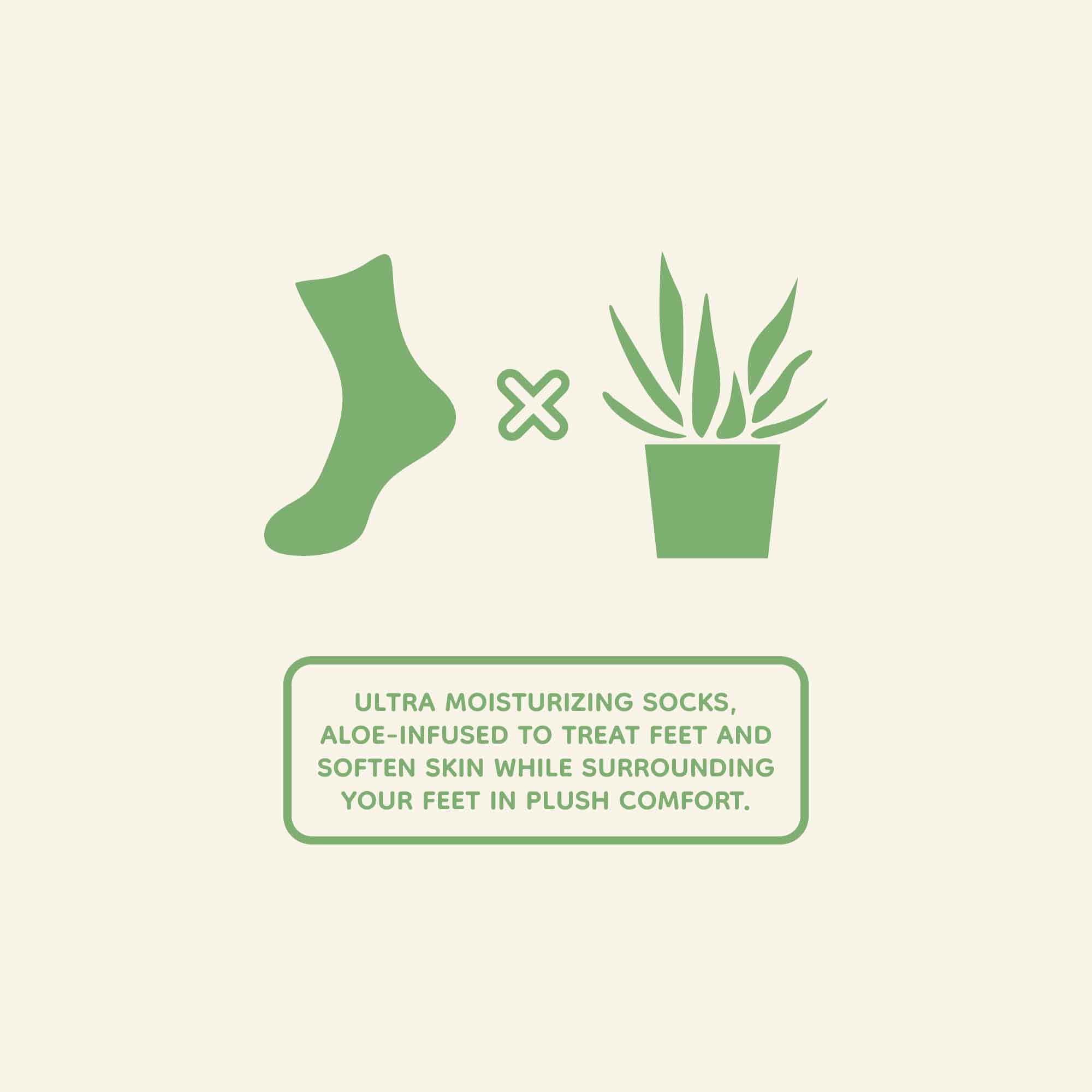 Women's Aloe Infused Fuzzy Nylon Socks Assortments