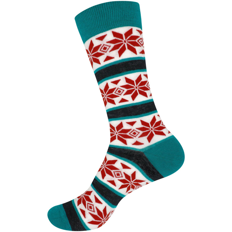 Men's Cotton Christmas Design Socks