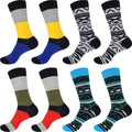Men's Cotton Colorful Dress Socks