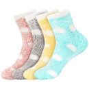 fuzzy polka dot socks