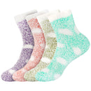 fuzzy polka dot socks