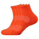Men's Bamboo Cushioned Athletic Quarter Socks
