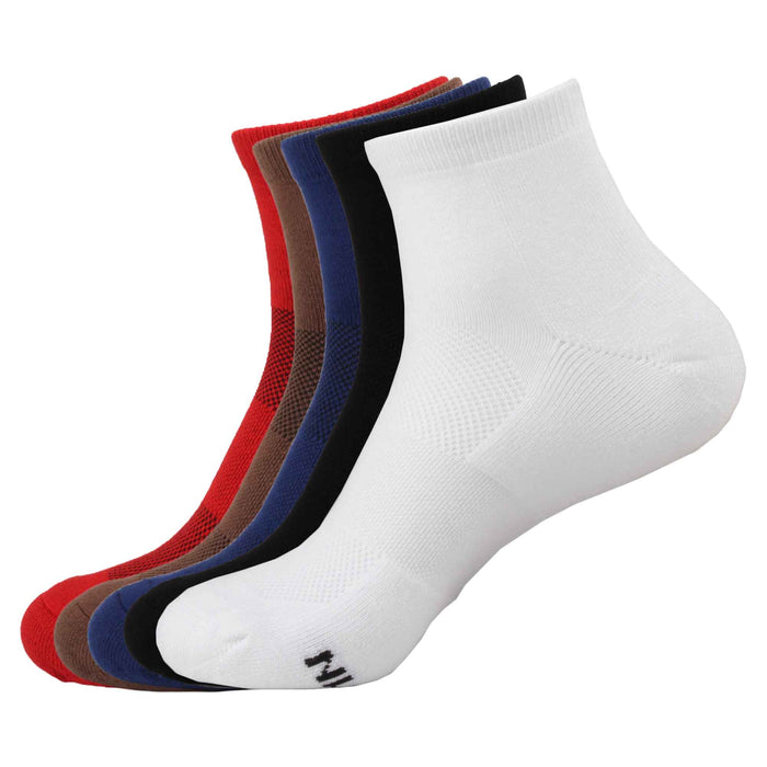 bamboomn Women's Bamboo Cushioned Athletic Quarter Socks