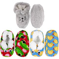 Infant Toddler Soft Furry Plush Cozy Fuzzy Booties Slippers