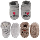 Infant Toddler Soft Furry Plush Cozy Fuzzy Booties Slippers