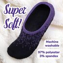 super soft gradient slipper socks