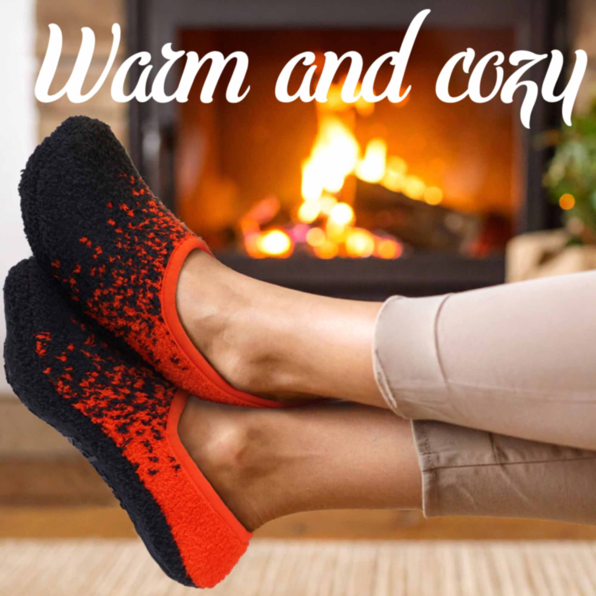 gradient slipper socks warm and cozy