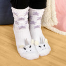 Women's Fuzzy Unicorn Crew Socks Assortments