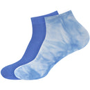 Women's Bamboo Tie Dye Ankle Socks: 2 Pairs
