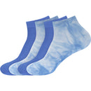 Women's Bamboo Tie Dye Ankle Socks: 4 Pairs