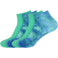 Women's Bamboo Fiber Tie Dye Ankle Socks, 4 Pairs