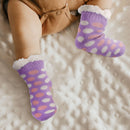 soft fuzzy baby socks with thermal lining