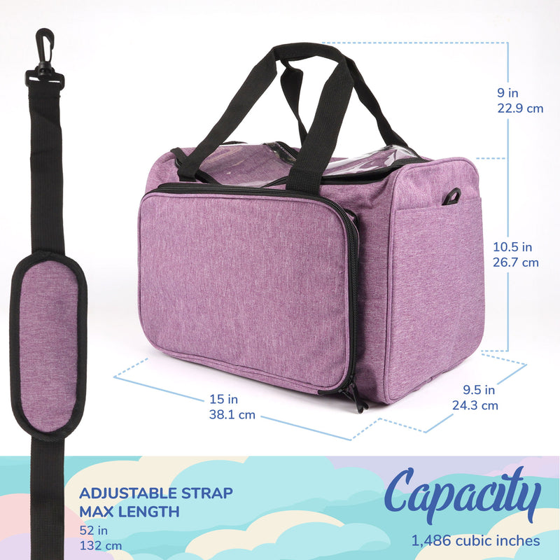 Rectangular Fabric Yarn Storage Tote