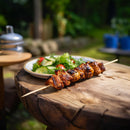 bamboo sharp point 3mm skewers kebabs meat chicken