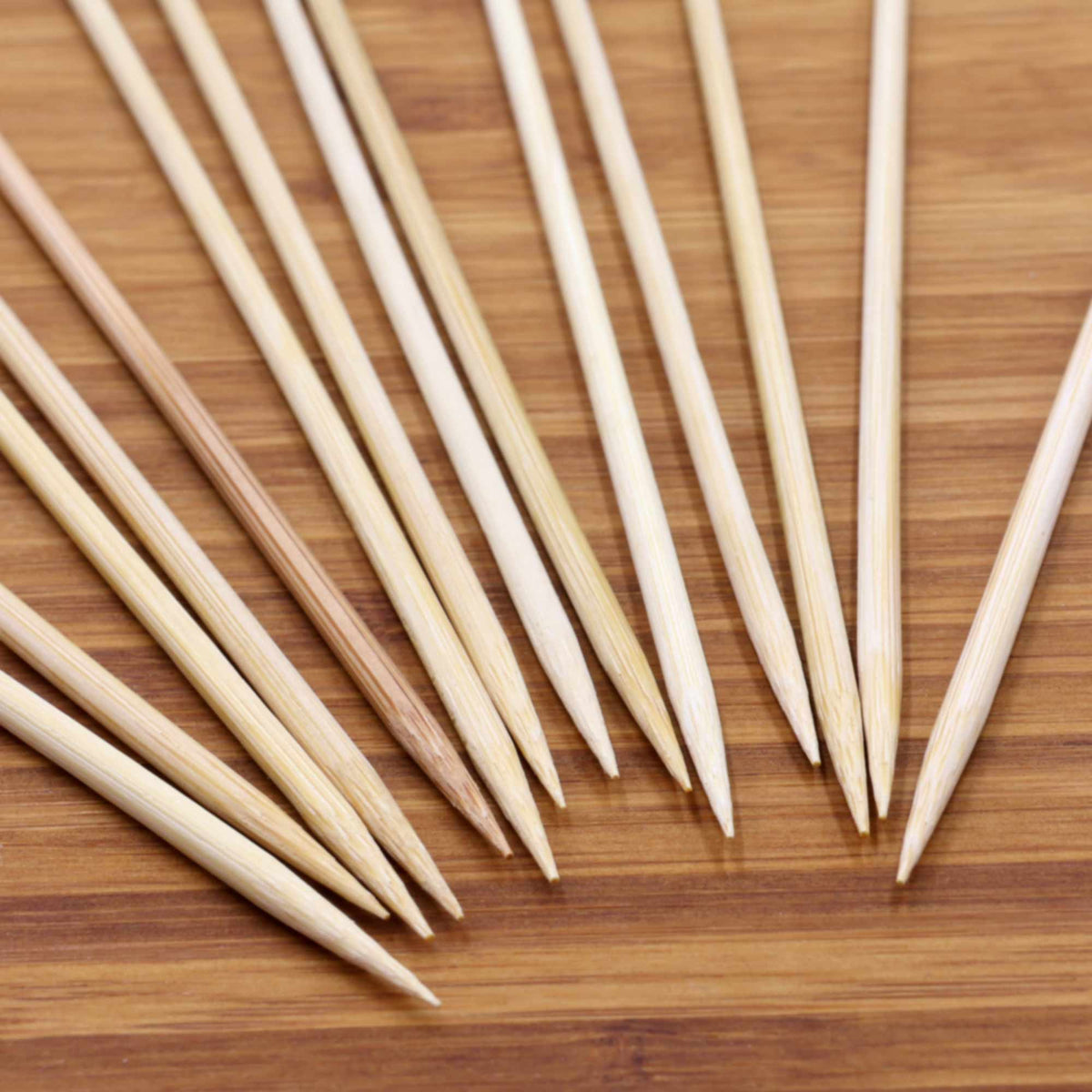 3mm Sharp Point Round Bamboo Skewers