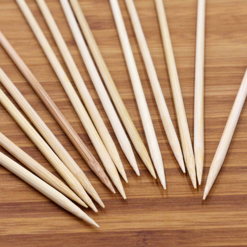 bamboo 3mm sharp point tips skewers