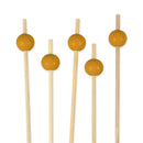 5.9" Ball Bamboo Food Picks