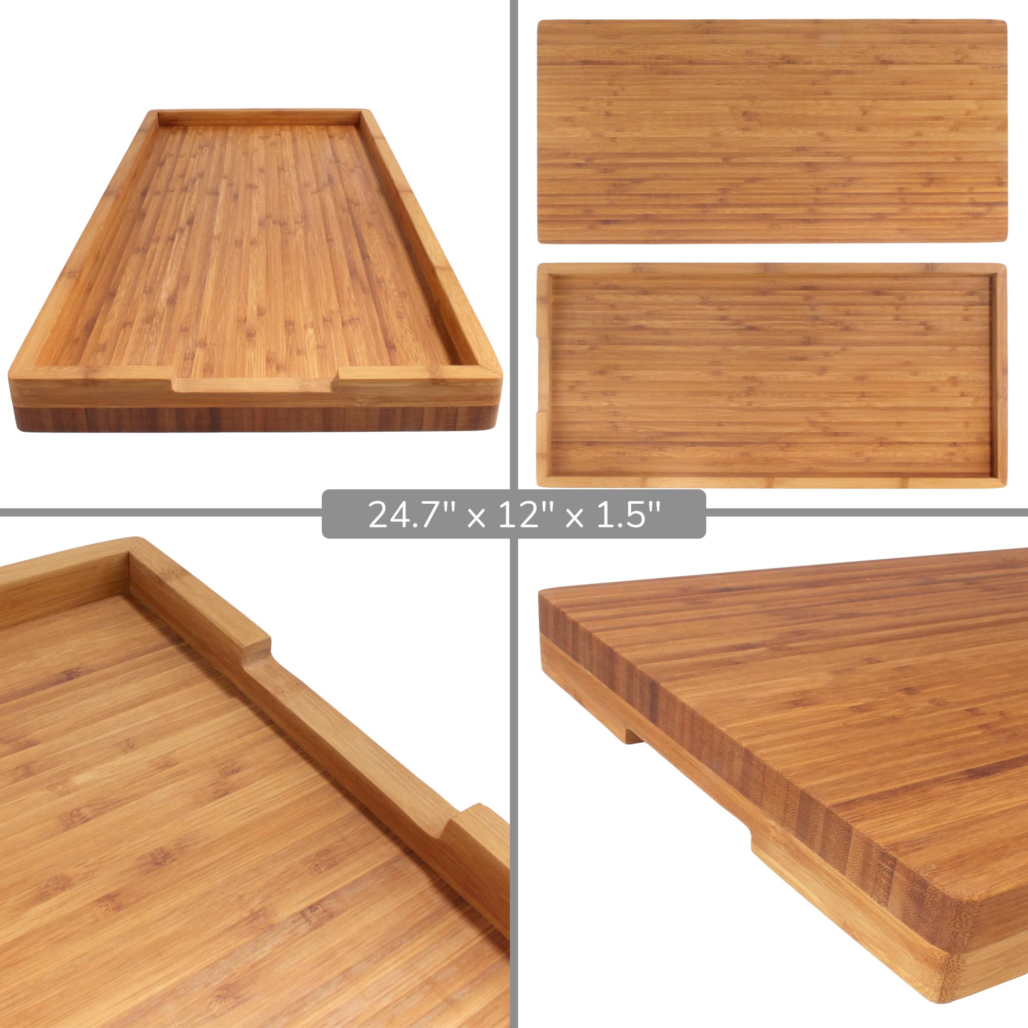 Stove Top Cover Range Burner Covers Bamboo Cutting Boards for Jenn Aire & Viking