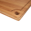 Grooved Bamboo Cutting Board with Hanging Hole Choice - 17.25"x11.75"x0.75"