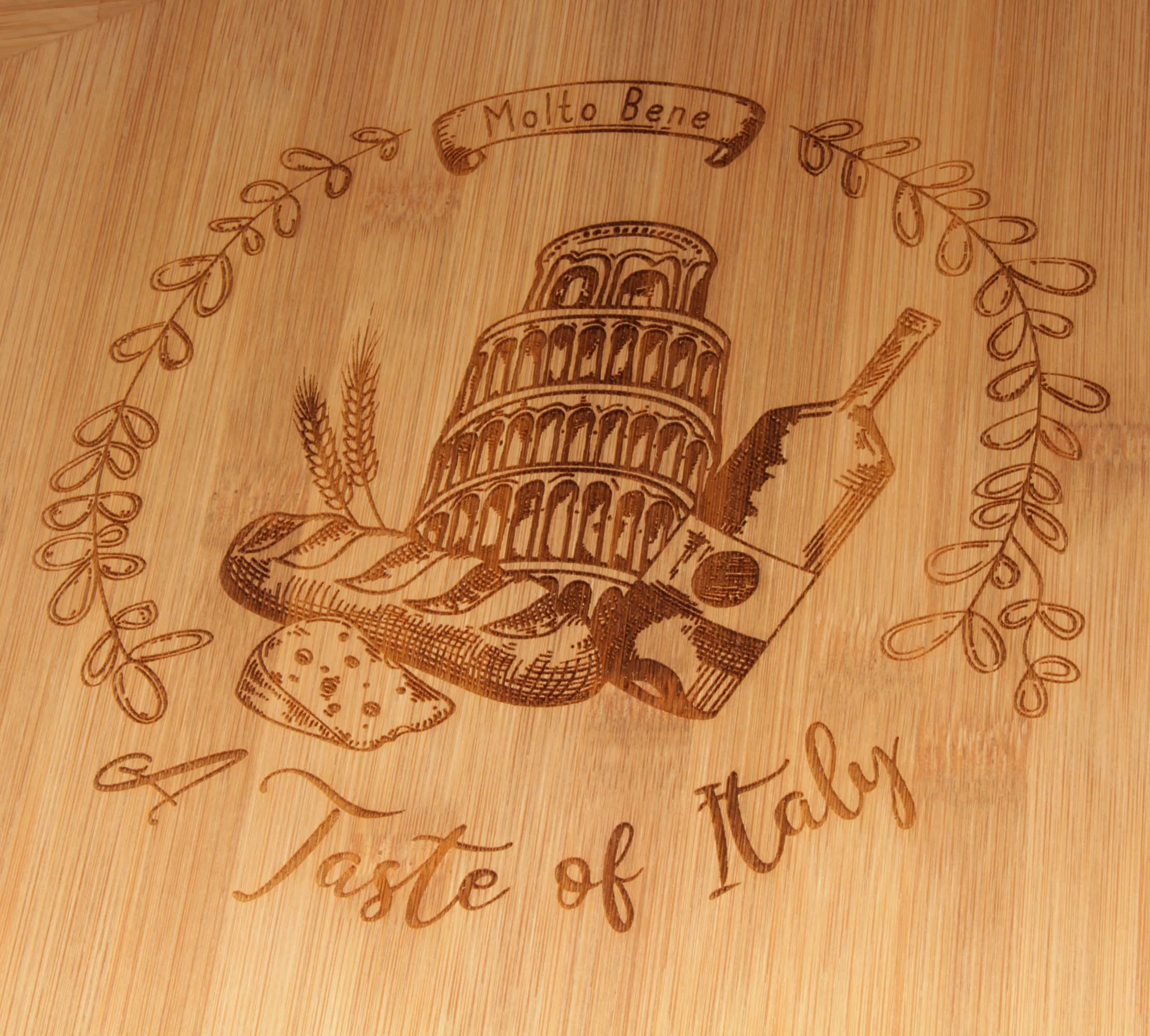 Custom Engraved Bamboo Pizza Peel