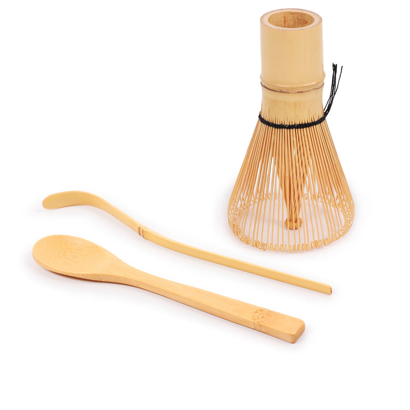 matcha whisk spoon and chashaku 100 tate tine prong