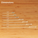 bamboo paddle pick skewers allergy marker all sizes