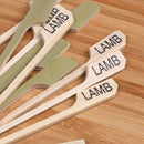 Lamb Paddle Bamboo Food Picks